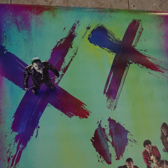 Suicide Squad - Movie Poster with Margot Robbie as Harley Quinn & Jared Leto - Picture 3 of 4